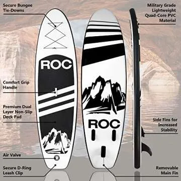 Roc Inflatable Stand Up Paddle Boards Perfect for All