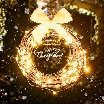 66Ft 200 LED Fairy Lights Plug in, Waterproof String Lights Outdoor 8 Modes Christmas Lights Bedroom Decor, Twinkle Lights for Girl's Room Garden Halloween Christmas Decorations (Warm White)