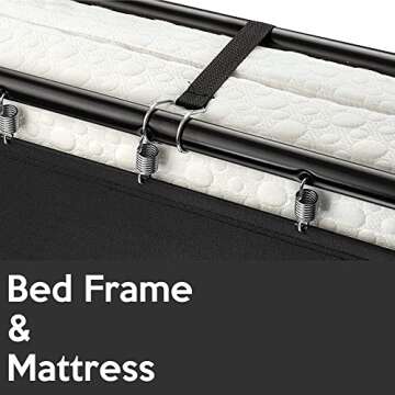 Mayton Folding Bed with 3-Inch Memory Foam Mattress
