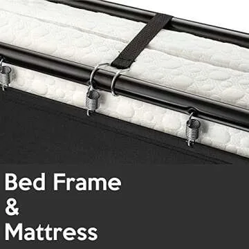 Mayton Folding Bed with 3-Inch Memory Foam Mattress