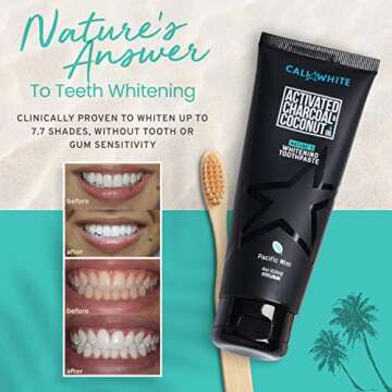 Cali White Organic Toothpaste Pack for Whitening & Energy Boost