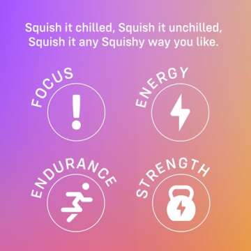 Squish Pre Workout Energy Shots, Beta-Alanine, Citrulline, Caffeine, L-Theanine, Alpha-GPC, Plant Based ingredients support and enhance workouts, Blue Repsberry, Pineapple Press, PR Punch, 12 ct. Jar