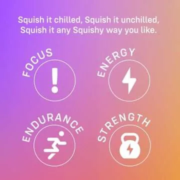 Squish Pre Workout Energy Shots, Beta-Alanine, Citrulline, Caffeine, L-Theanine, Alpha-GPC, Plant Based ingredients support and enhance workouts, Blue Repsberry, Pineapple Press, PR Punch, 12 ct. Jar