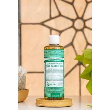 DR. BRONNER'S, CASTILE LIQ SP,OG3,ALMOND 8 Fl Oz EA 1