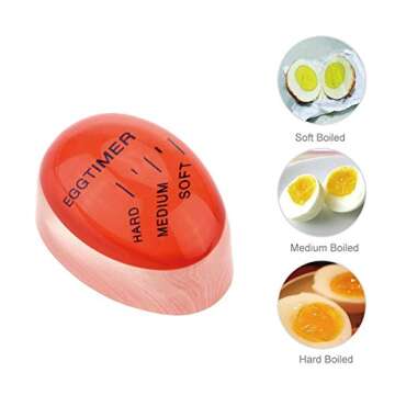 ColorShift Egg Timer And Poacher - Make PERFECT Hard Boil / Soft Boil Eggs EVERY Time Instantly