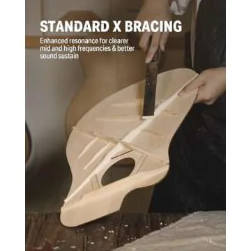 Donner 41” Acoustic Guitar for Beginners with Complete Kit