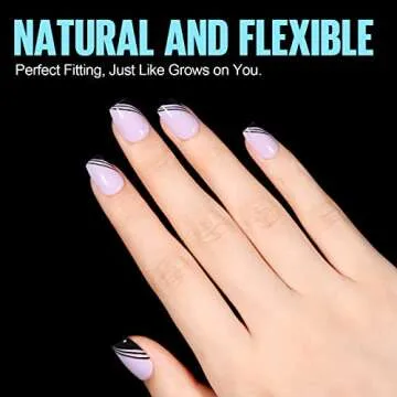 TOMICCA Extra Short Coffin Nail Tips, 450Pcs Full Cover Soft Acrylic Fake Gel Nail Tips for Nail Extension, 15 Sizes Pre-shaped Double-sided Matte with Box