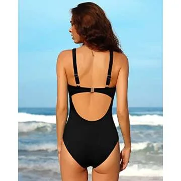 Charmo Ribbed One Piece Swimwear for Summer Fun