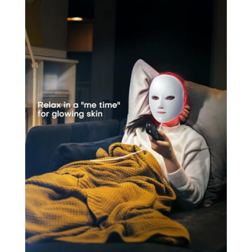 NEWKEY Red Light Therapy Mask for Clear Skin and Anti-Aging