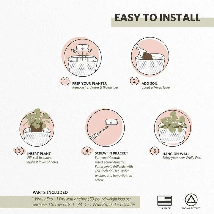 WallyGrow Eco Wall Planter