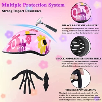 Lamsion Kids Helmet & Protective Gear Set for Active Fun