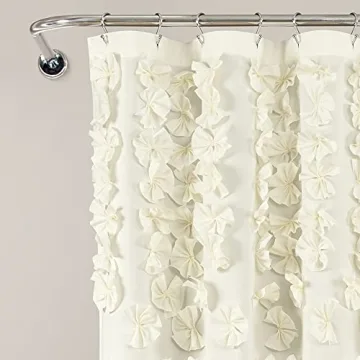 Lush Decor Riley Shower Curtain - Elegant Bathroom Accessory