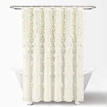 Lush Decor Riley Shower Curtain - Elegant Bathroom Accessory