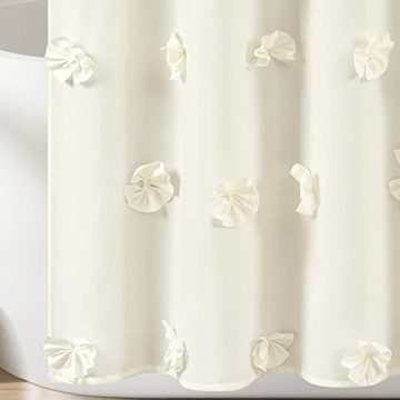 Lush Decor Riley Shower Curtain - Elegant Bathroom Accessory