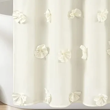 Lush Decor Riley Shower Curtain - Elegant Bathroom Accessory