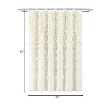 Lush Decor Riley Shower Curtain - Elegant Bathroom Accessory
