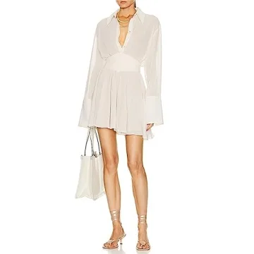 Stylish SUNSIOM Women's Summer Shirt Dress - Versatile Casual Elegance