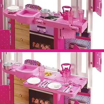 Barbie Getaway House Portable Playset with Accessories