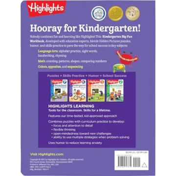 Engaging Kindergarten Activity Workbook for Young Learners