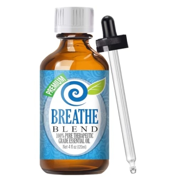 Healing Solutions Breathe Essential Oil Blend - 100% Pure Aromatherapy, 120ml