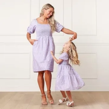 Hope & Henry Girls' Eyelet Shift Dress for Every Occasion