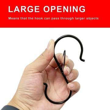 Get Ansxiy 5 Inch Heavy Duty S Hooks for Versatile Use