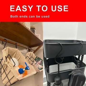 Get Ansxiy 5 Inch Heavy Duty S Hooks for Versatile Use