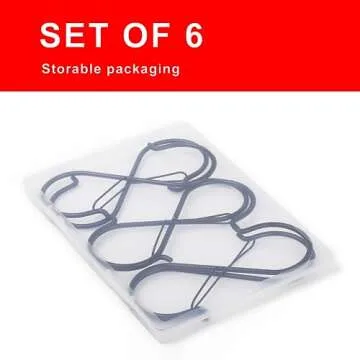 Get Ansxiy 5 Inch Heavy Duty S Hooks for Versatile Use