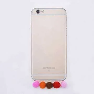 Blulu 500 Pcs Polypropylene Pom Poms for Crafts