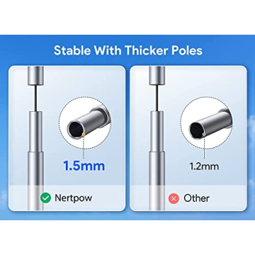 Nertpow Beach Tent 10x10ft UPF50+ Sun Shade Essential