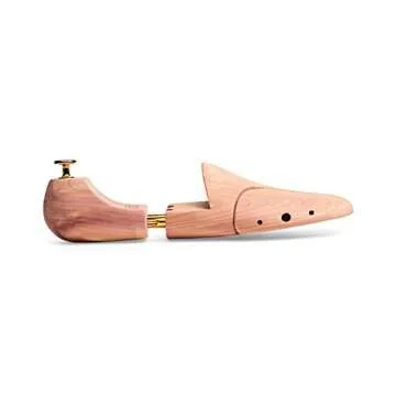 Cedar Shoe Tree for Men - Adjustable Shoe Shaping Tool