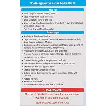 NeilMed Pediatric 8 Piece Saline Nasal Rinse Kit for Kids