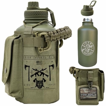 Iron Infidel Battle Bottle - The Ultimate Hydration Jug for Adventure Enthusiasts