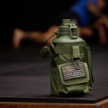 Iron Infidel Battle Bottle - 64 oz Insulated Jug