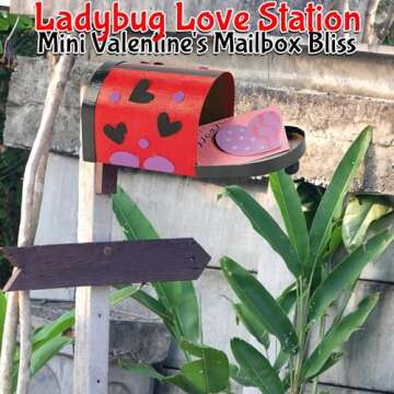 Mini Lady Bug Valentine Mailbox Craft Kit for Kids
