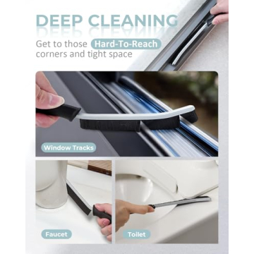 SXhyf Hard Bristle Cleaning Brush for Tight Spaces