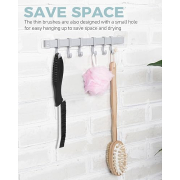 SXhyf Hard Bristle Cleaning Brush for Tight Spaces