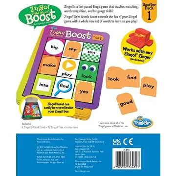 ThinkFun Zingo! Sight Words Boost - Fun Literacy Game