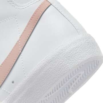Nike Women's Vintage Gymnastics Shoes in White/Pink