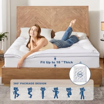 Enhance Sleep with BEDLORE Queen Mattress Topper Comfort