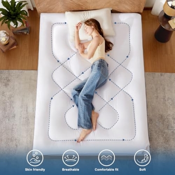 Enhance Sleep with BEDLORE Queen Mattress Topper Comfort