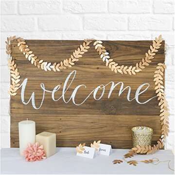 EK Success ek Tools PSN L RD Five Leaf Branch 54-30326 sliver 6 x 3 x 1.375