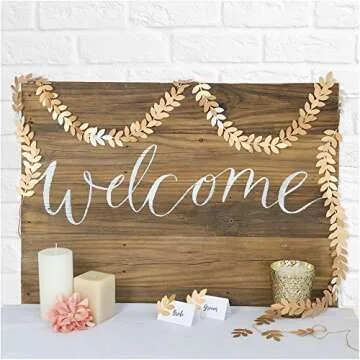 EK Success ek Tools PSN L RD Five Leaf Branch 54-30326 sliver 6 x 3 x 1.375