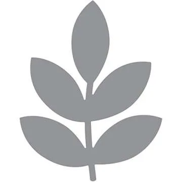 EK Success ek Tools PSN L RD Five Leaf Branch 54-30326 sliver 6 x 3 x 1.375