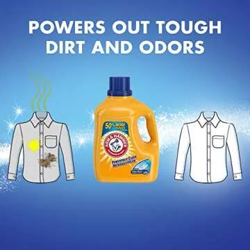 Arm & Hammer Clean Burst, 32 Loads Liquid Laundry Detergent, 50 Fl Oz