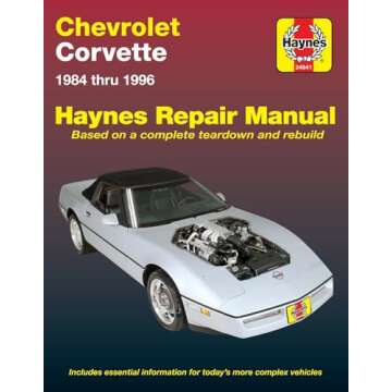 Chevrolet Corvette (84-96) Haynes Repair Manual (Does not include information specific to ZR-1 model...