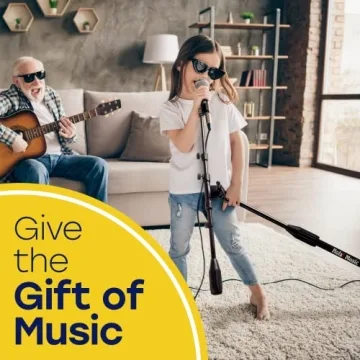 Hola Music Mic Stand with Adjustable Height for Musicians