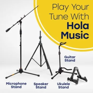 Hola Music Mic Stand with Adjustable Height for Musicians