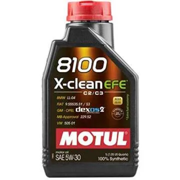 Motul 8100 X-Clean EFE 5W30 - Premium Synthetic Lubricant for Exceptional Engine Performance