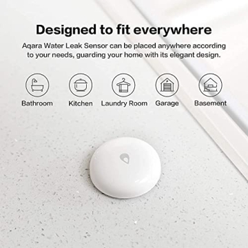 Aqara Water Leak Sensor Kit - 3 Pack for Easy Leak Detection